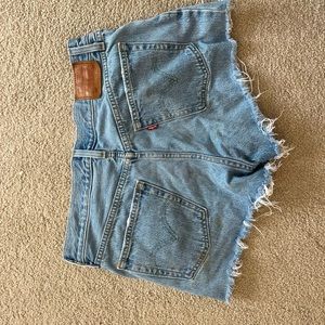 Low Rise Vintage Distressed Levi’s shorts